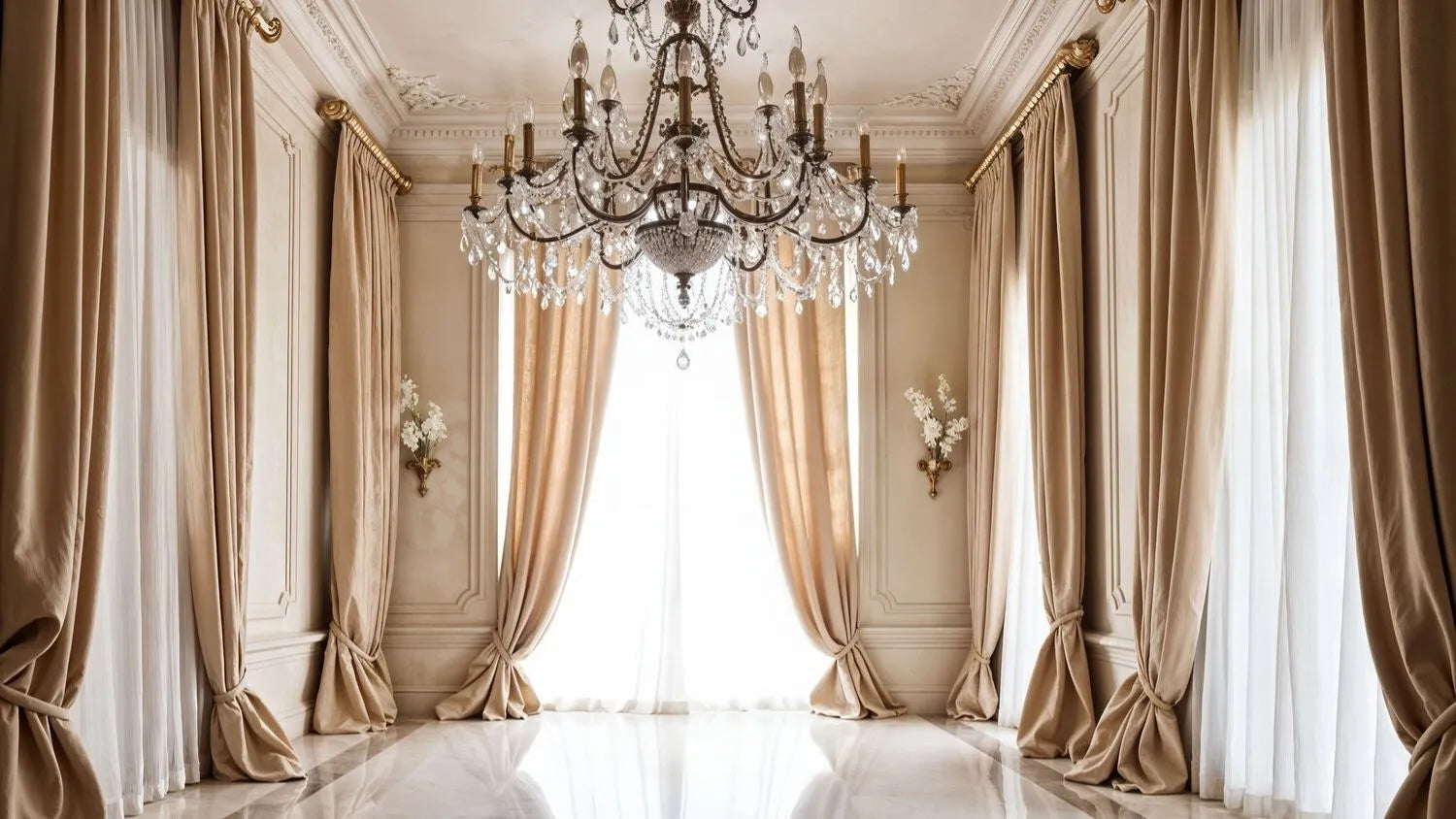 Curtain rod finials