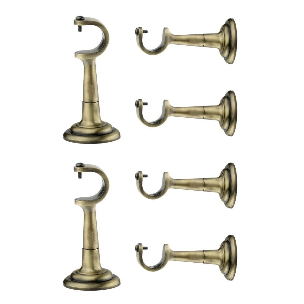L Shape Aluminium Curtain Support with Fitting Accessories