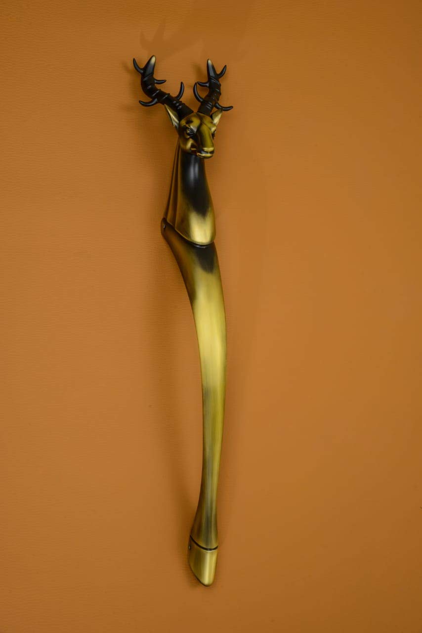 Deer Shape Aluminum Push & Pull Vintage Main Door Handle
