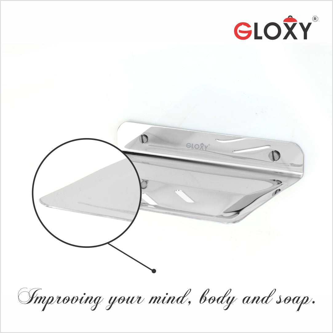 Stainless Steel Single Soap Holder for Bathroom