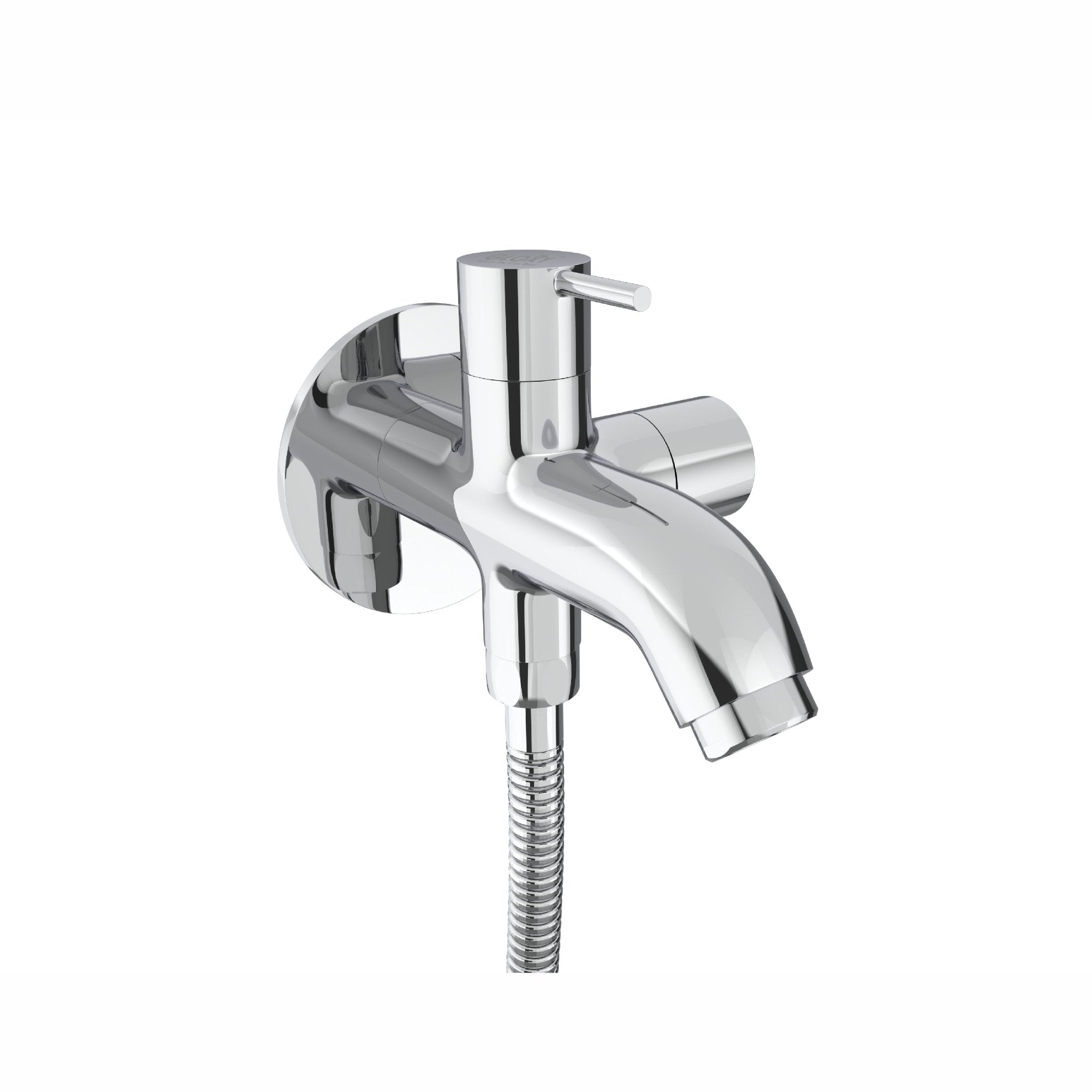 Chrome Finish Two Way Angle Valve Double Handle Faucet Tap
