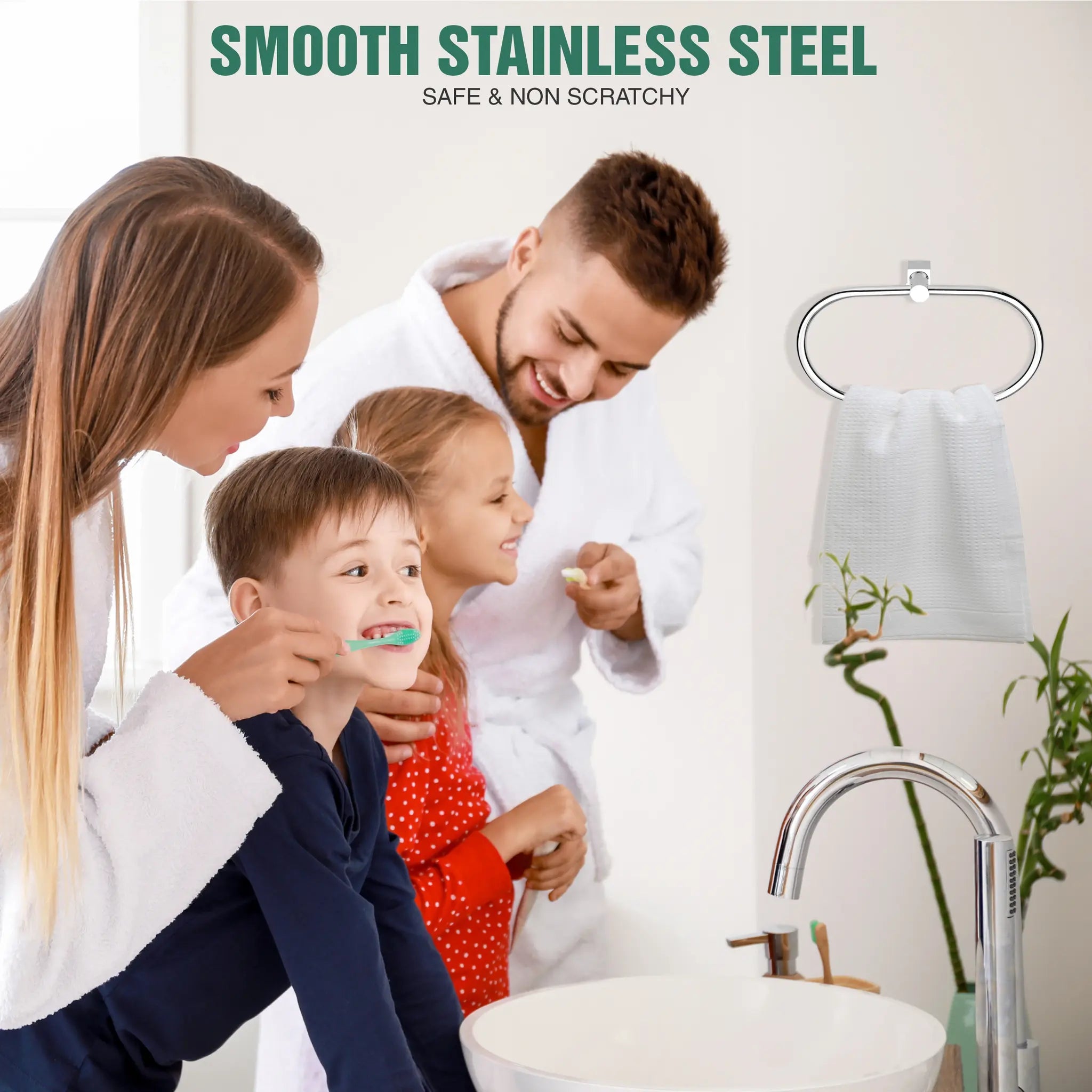 Gloxy Ossina Shape Stainless Steel Chrome Finsih Napkin Ring