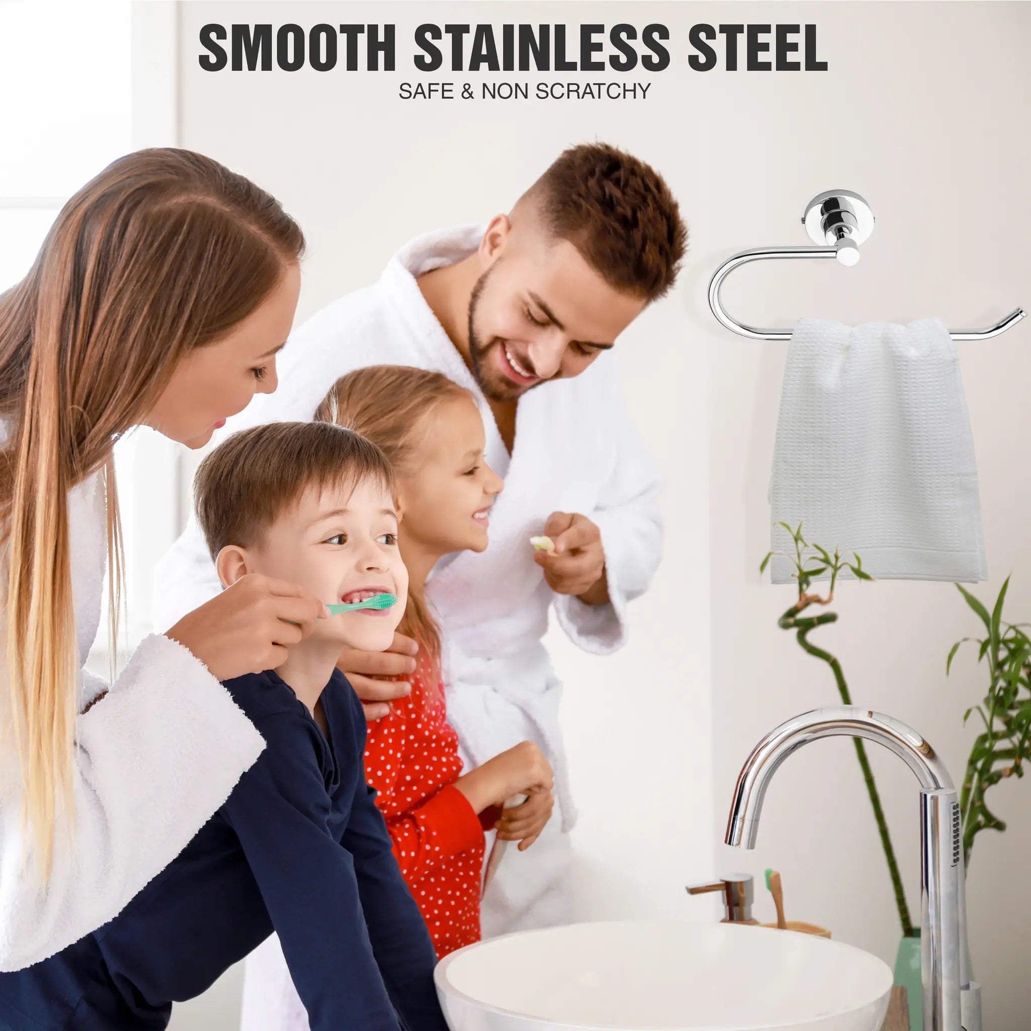 Gloxy Care Shape Stainless Steel Chrome Finsih Napkin Ring