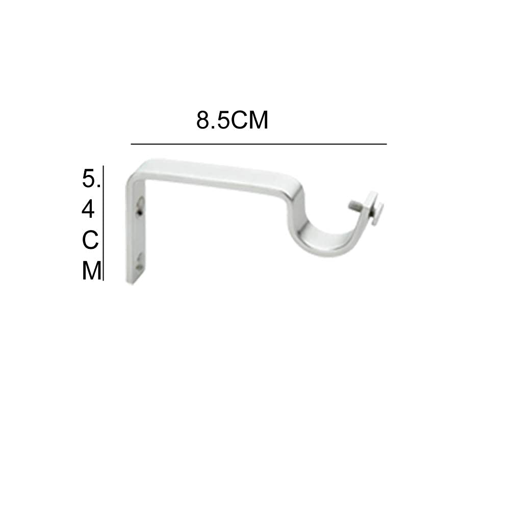 Gold Single Diamond Aluminium Curtain Bracket with Support