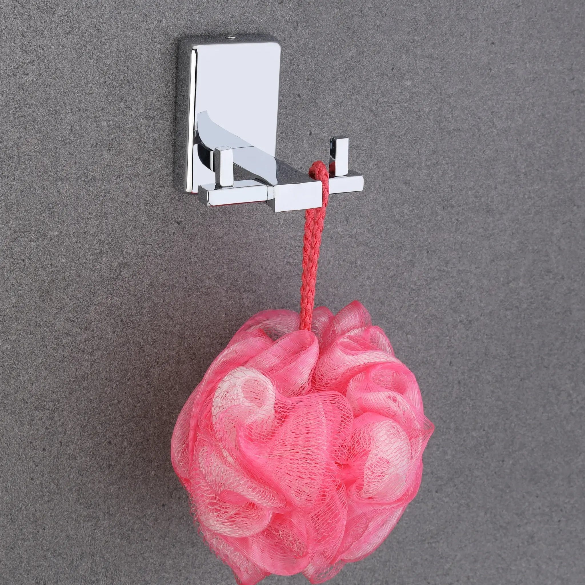 Stainless Steel SS202 Robe Hooks (Silver)-by GLOXY®