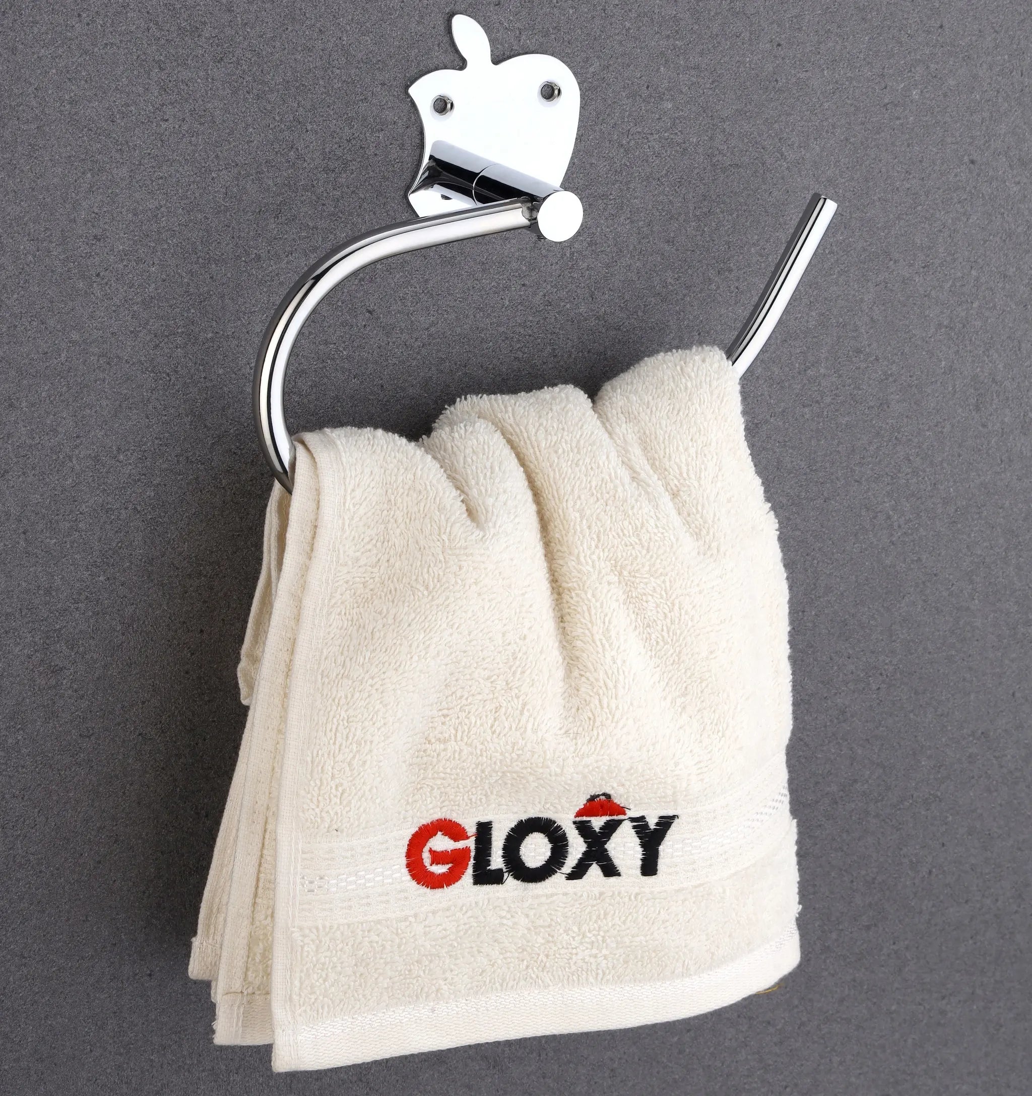 Apple Shape Stainless Steel SS304 Napkin Holder (19 X 7 X 11.5 Centimeters, Silver)-by GLOXY®