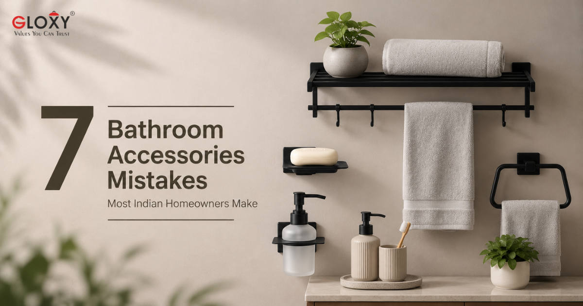 7 Bathroom Accessories Mistakes Most Indian Homeowners Make