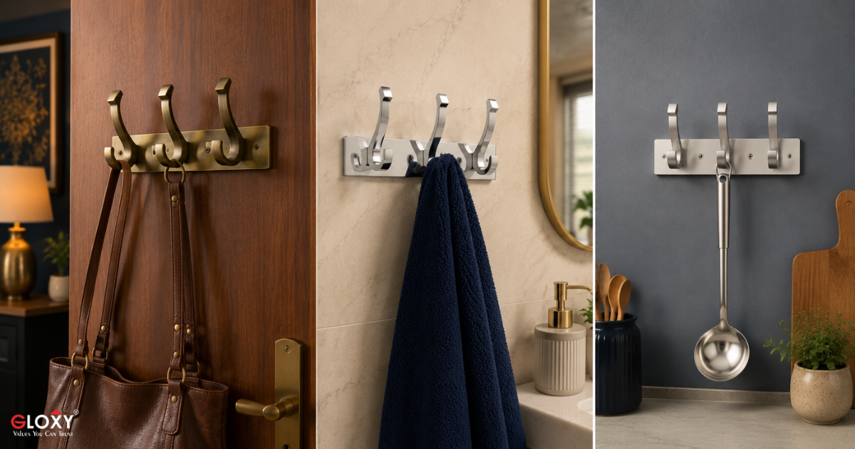 7 Smart Places to Install Wall Hooks in Indian Homes