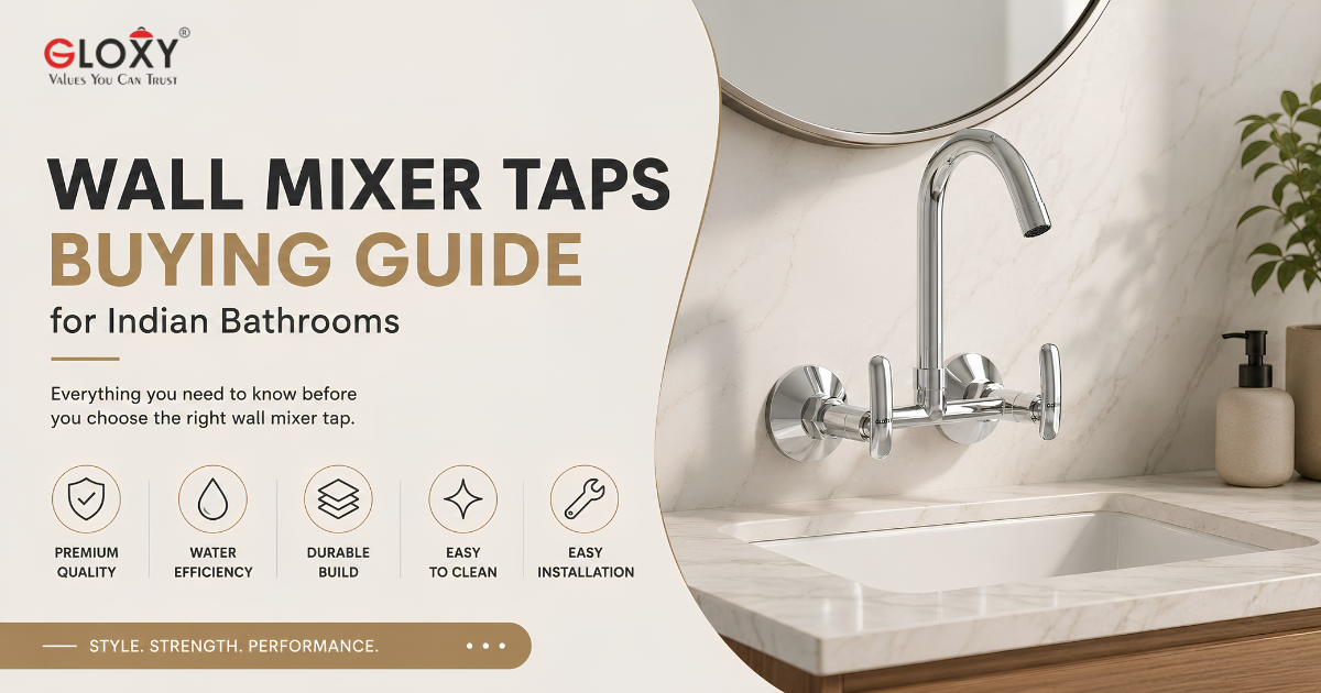 Wall Mixer Taps Buying Guide for Indian Bathrooms