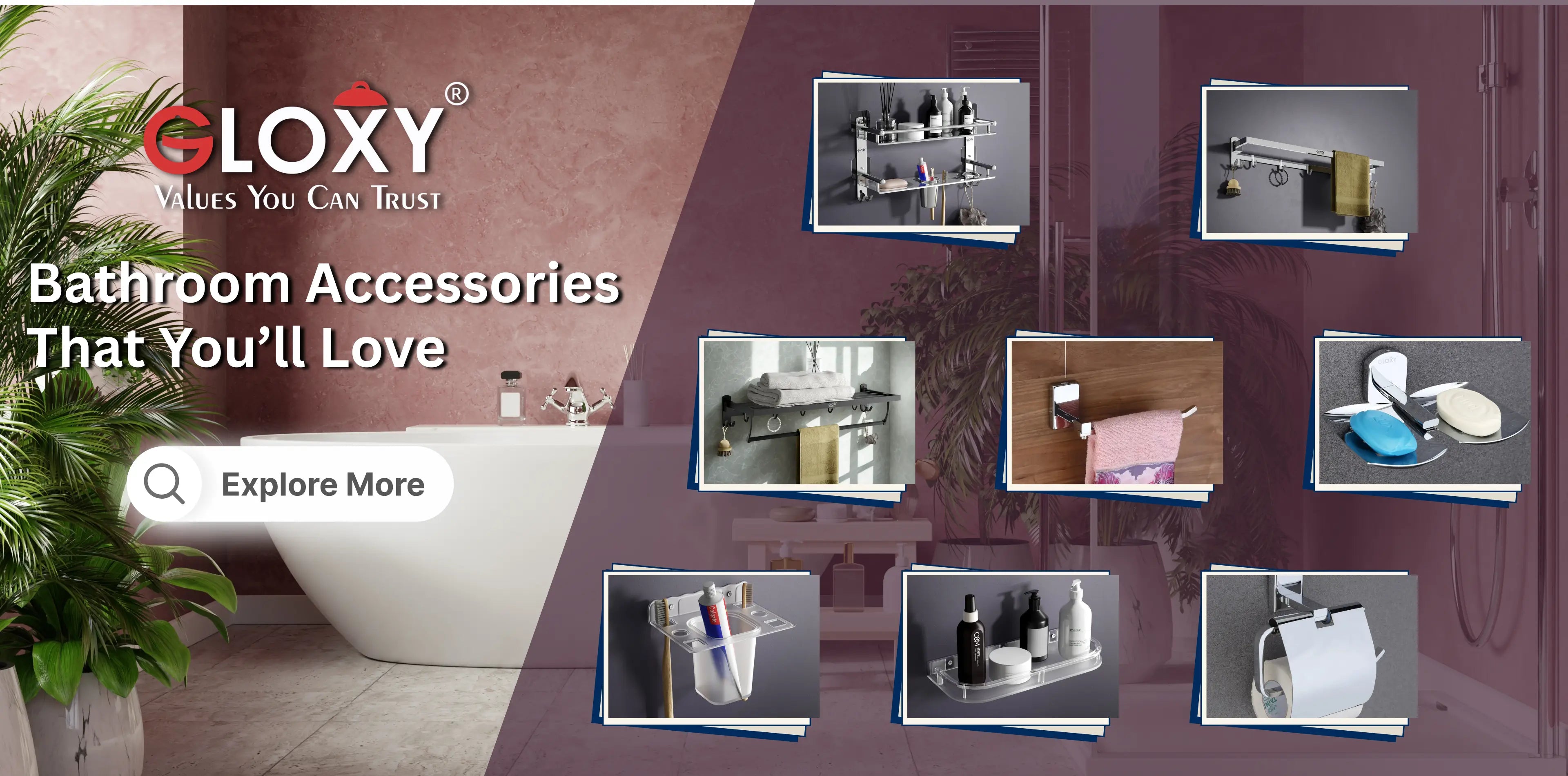 Gloxy — a trusted Indian brand since 2017 known for modern design and affordability.