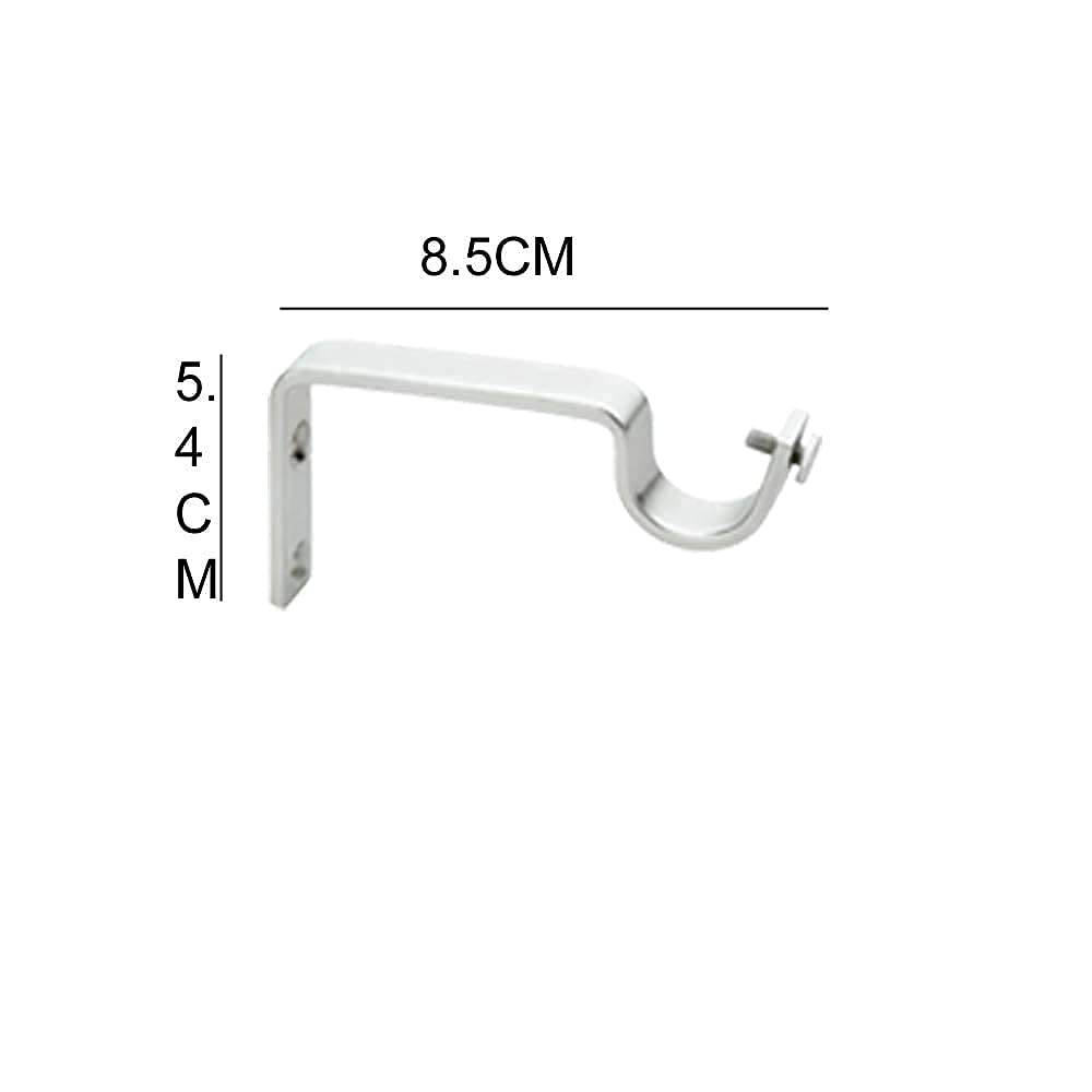 Blue Single Diamond Aluminium Curtain Bracket with Support