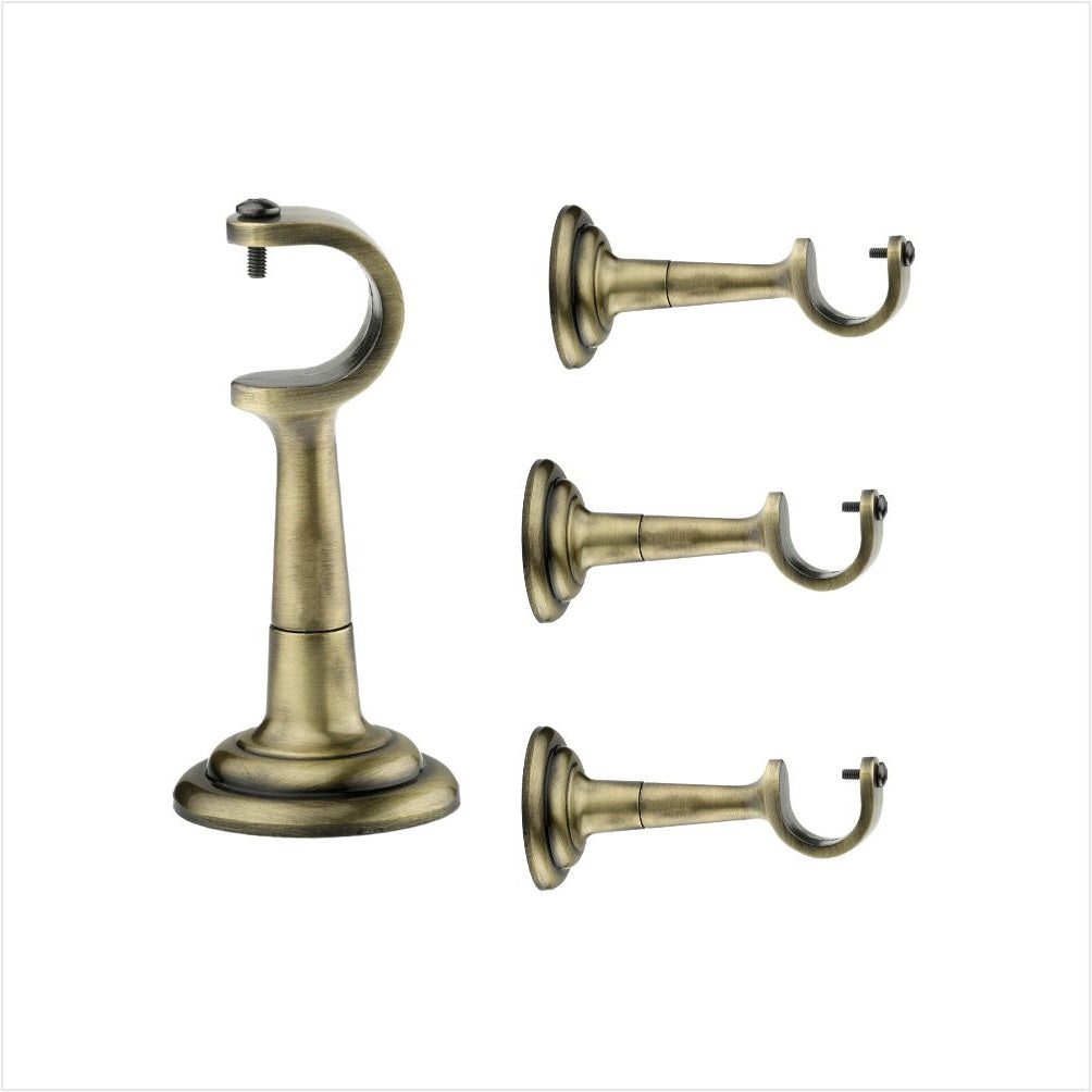 L Shape Aluminium Curtain Support with Fitting Accessories