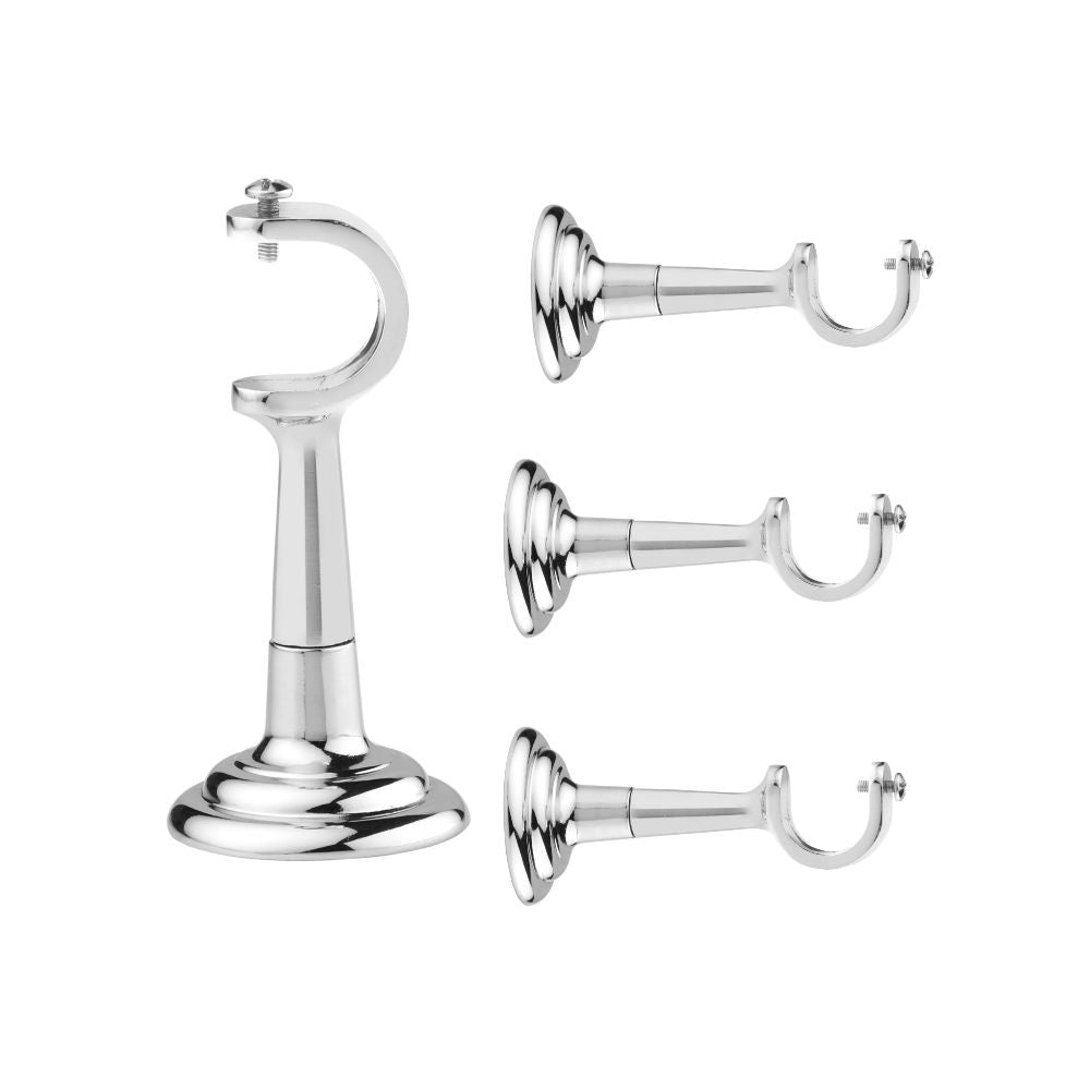 C Shape Aluminium Curtain Support with Fitting Accessories