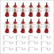 Double Diamond Aluminium Curtain Bracket with Support (Maroon)