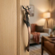Gloxy Deer Shape Aluminium Main Gate Handle 21 Inch -Copper Black