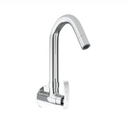 Chrome Finish Deck Mount Brass Swivel Long Spout Tap Faucet