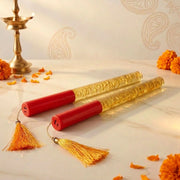 Single Colour LED Dandiya Sticks for Garba & Navratri – Battery Operated Light Up Dandiya | Yellow