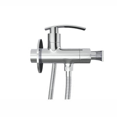 Chrome Finish Angle Valve Two Way Double Handle Faucet Tap