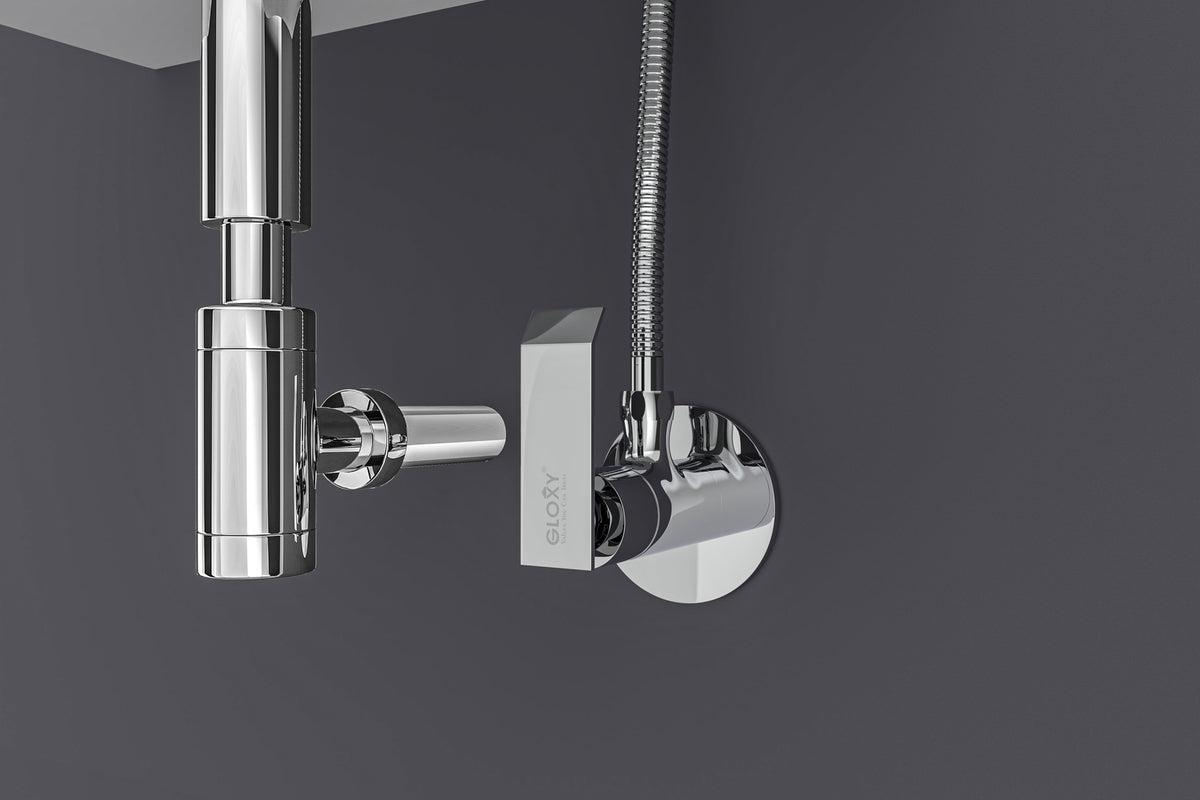 Imperial Chrome Finish Concealed Stop Cock Tap with Flange