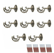 C Shape Aluminium Curtain Support with Fitting Accessories (Antique)