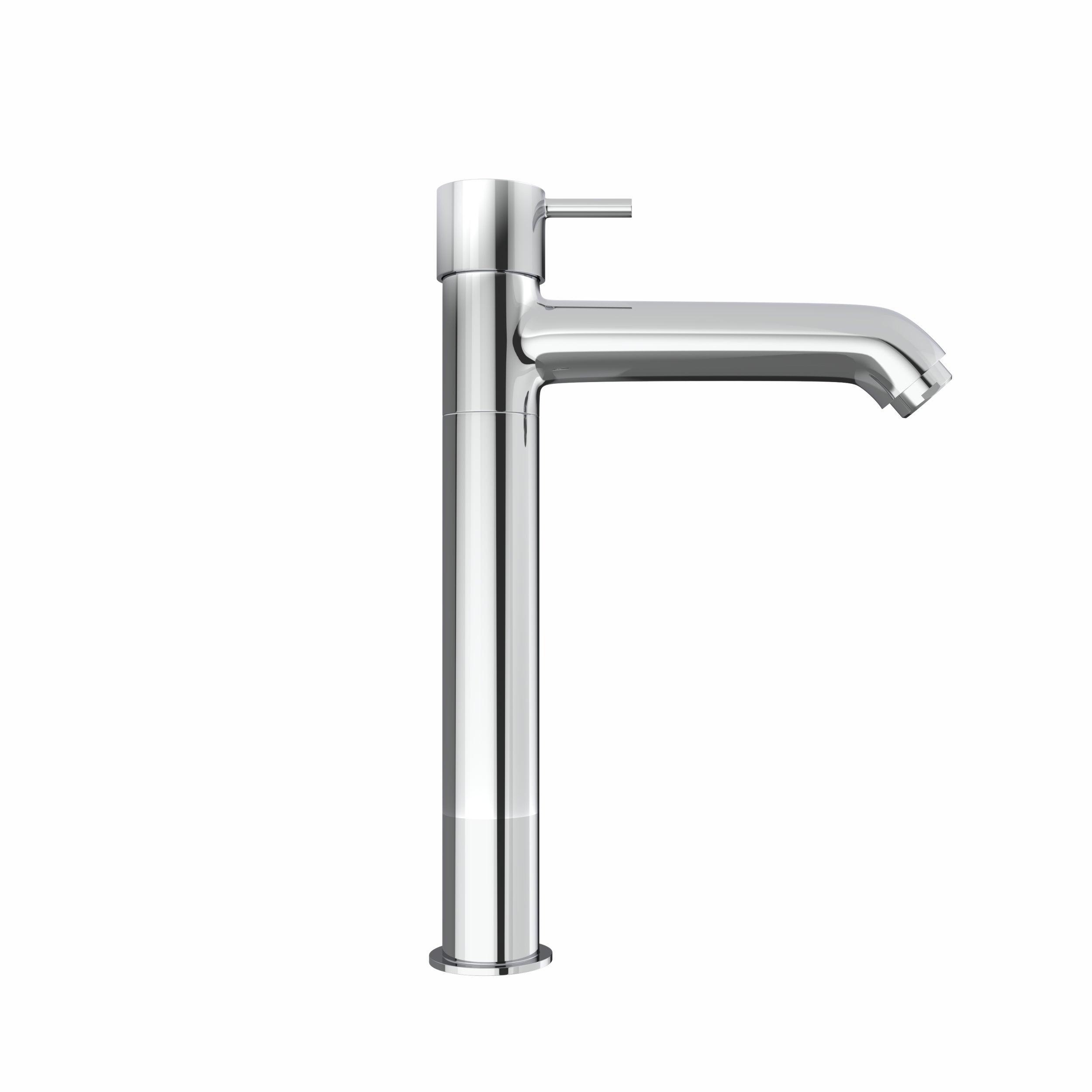 Swivel Spout Chrome Finish Tall Body Pillar Faucet Tap
