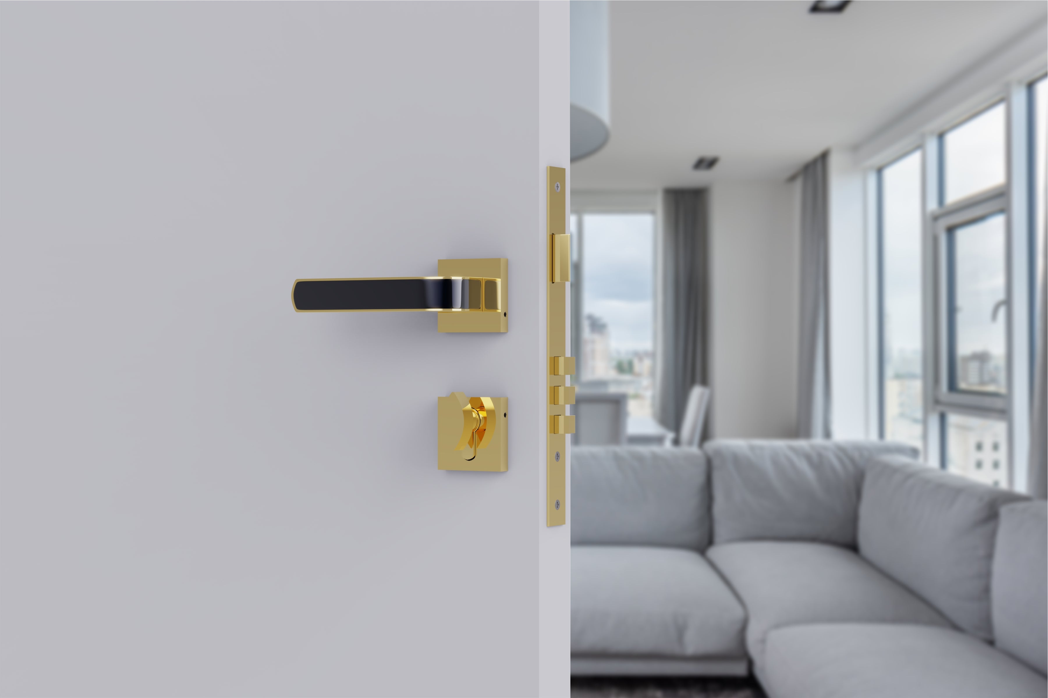 Superior Heavy Duty Mortise Door Locks for Main Door Lock Handles Set Home, Office, Hotel, Bedroom