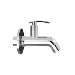 Chrome Finish Wall Mount Brass Faucet Tap for Bathroom & Sink