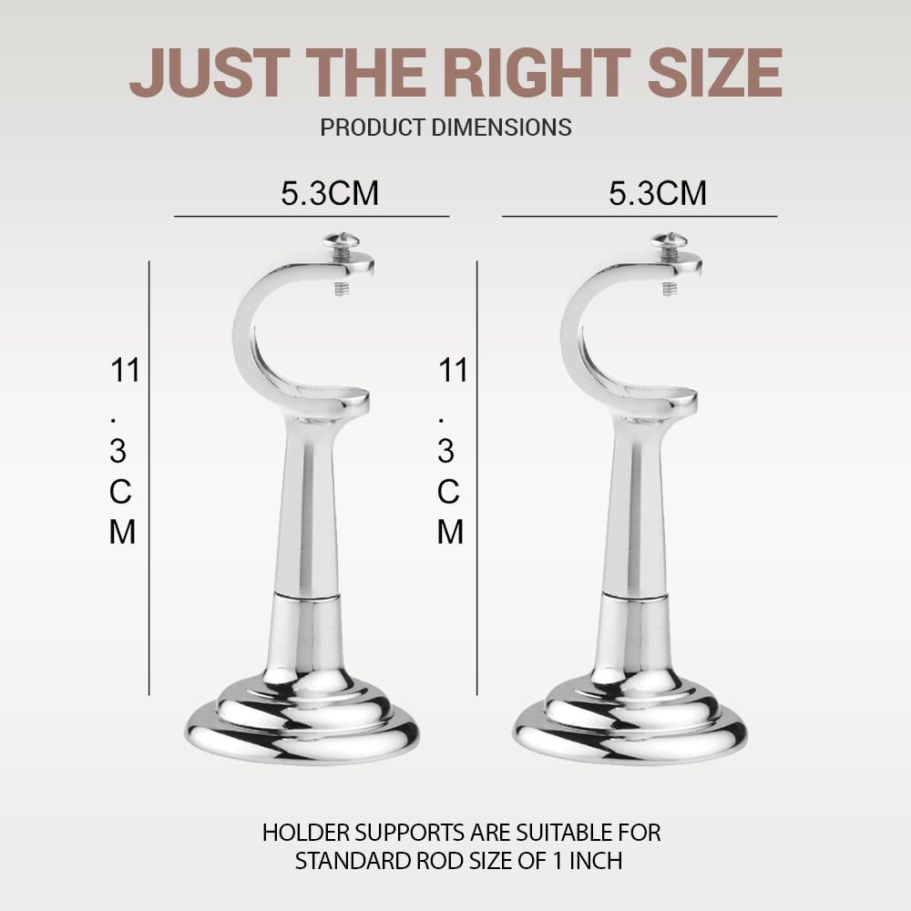 C Shape Aluminium Curtain Support with Fitting Accessories