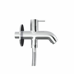 Chrome Finish Two Way Angle Valve Double Handle Faucet Tap