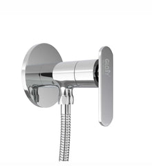 Chrome Finish Angle Cock Valve Faucet Tap for Attachment of Hand Shower,  Health Faucet & Geyser Pipes (Jet+)-by GLOXY®