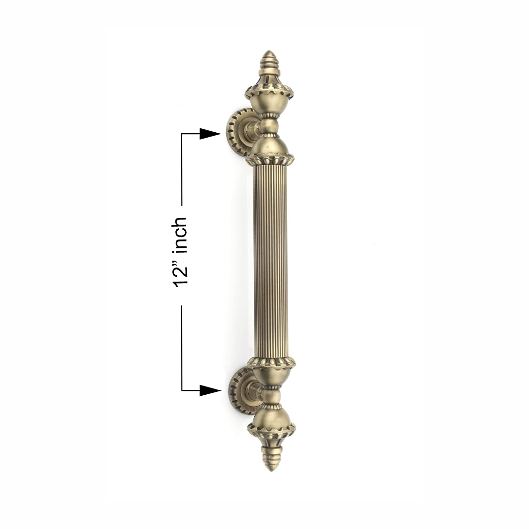 Taj Shape Antique Aluminum Push & Pull Vintage Main Door Handle