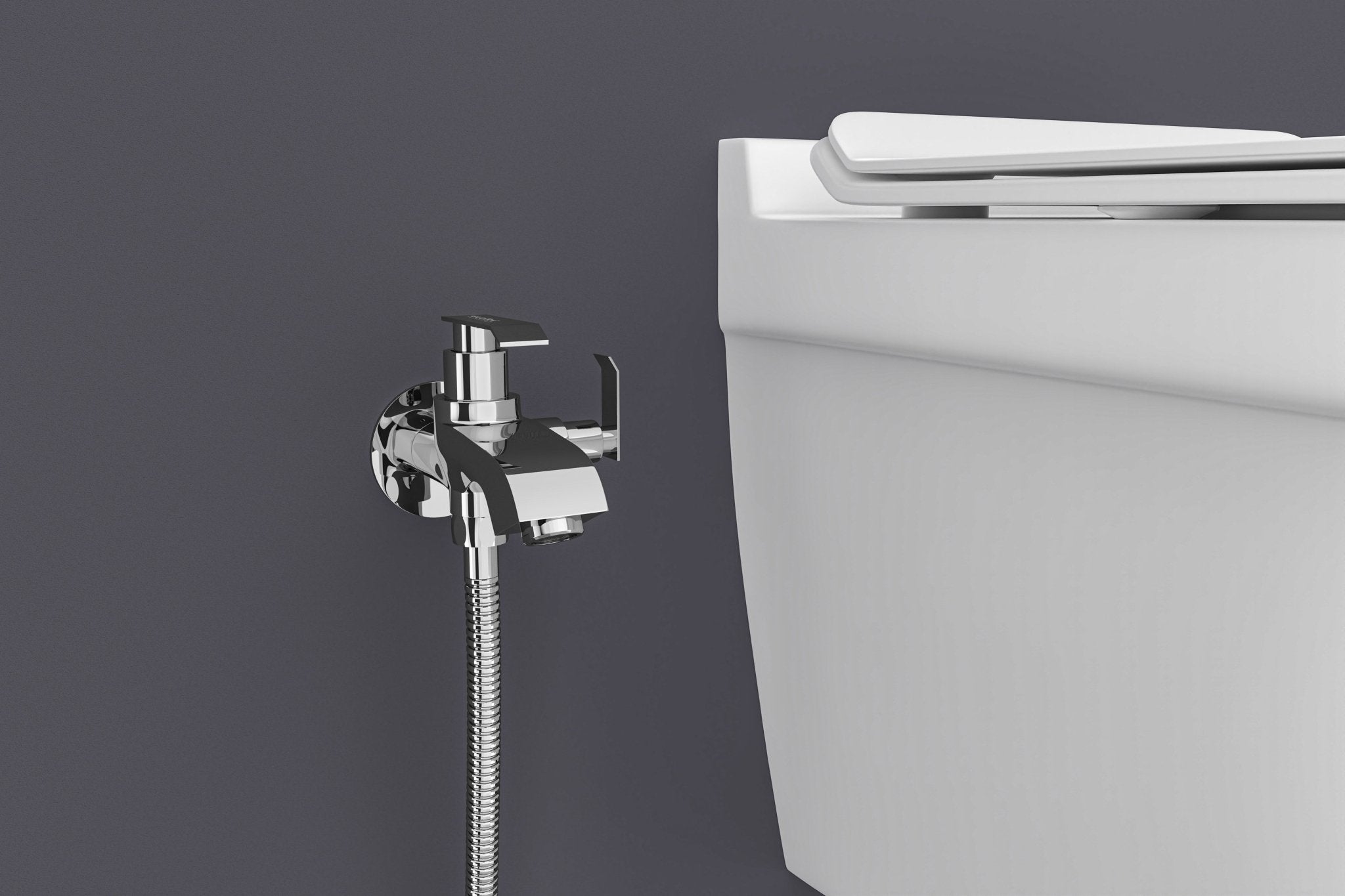 Imperial Chrome Finish Two Way DoubleHandle Brass Bib Cock Tap
