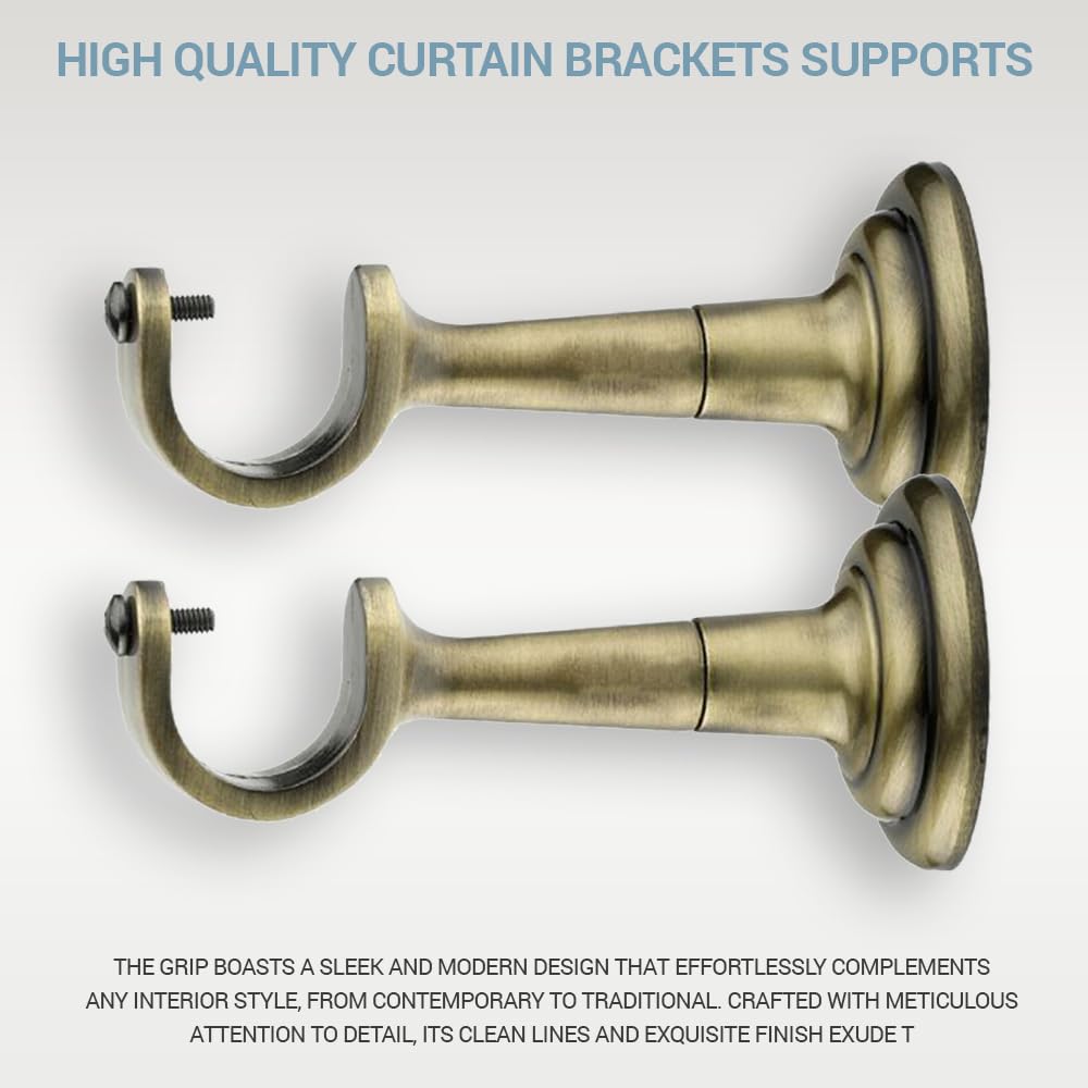 L Shape Aluminium Curtain Support with Fitting Accessories