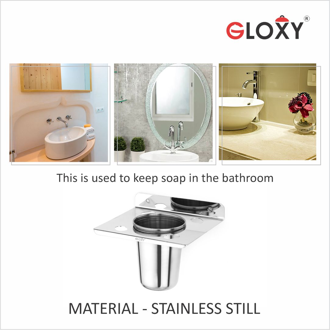Stainless Steel Toothbrush Holder