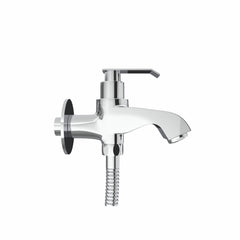 Imperial Chrome Finish Two Way DoubleHandle Brass Bib Cock Tap