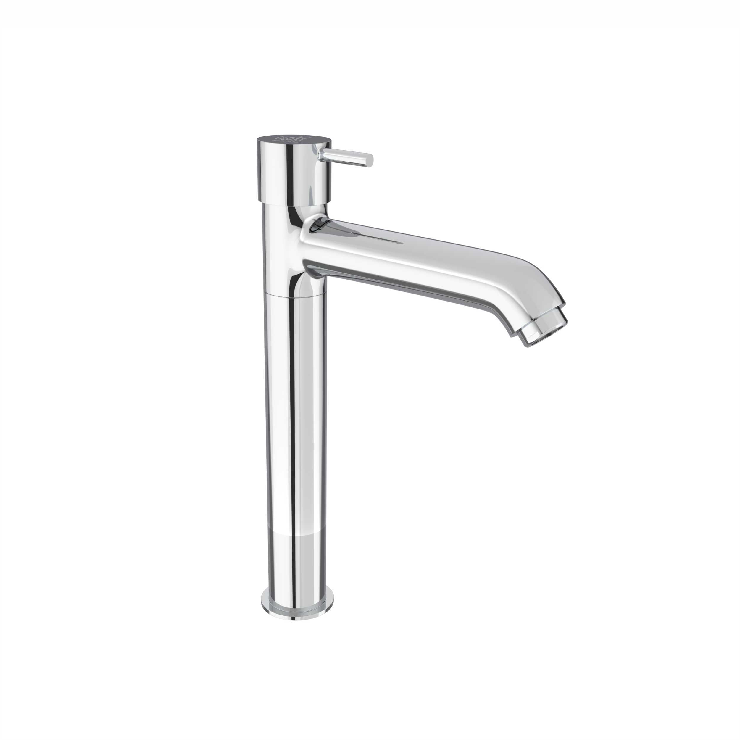 Swivel Spout Chrome Finish Tall Body Pillar Faucet Tap