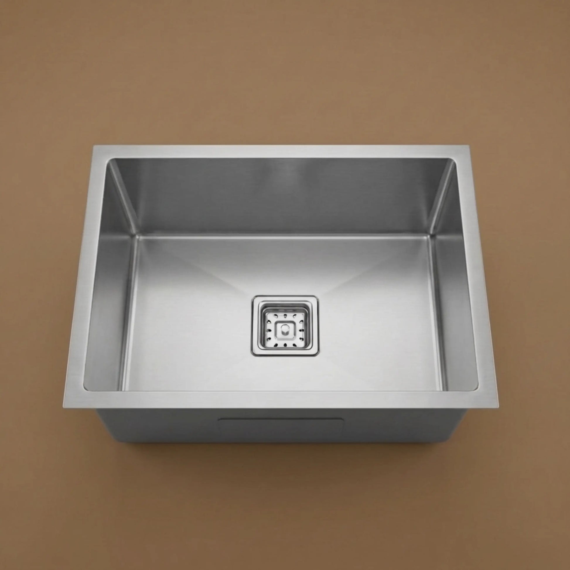 Gloxy Single Bowl 304 Stainless Steel Sink For Kitchen 24x18x10 Inch- Silver