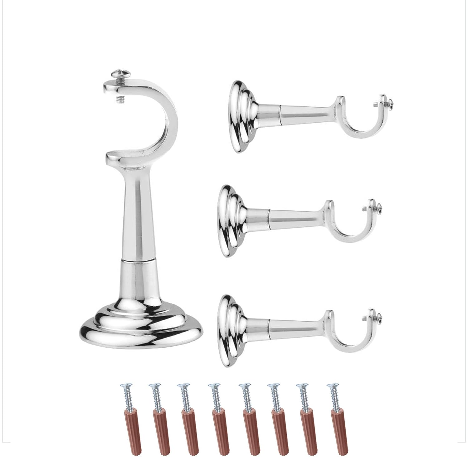 C Shape Aluminium Curtain Support with Fitting Accessories