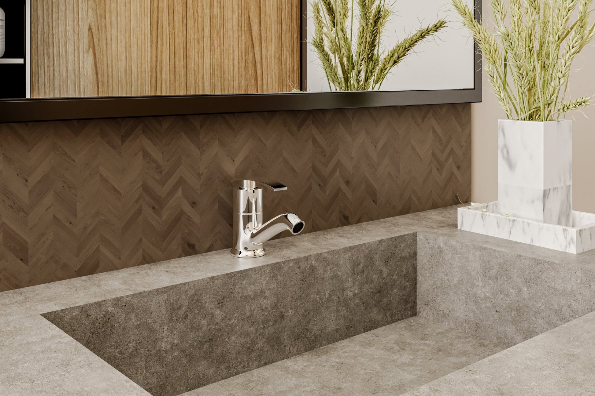 Chrome Finish Brass Wall Mount Short Nose Pillar Faucet Tap