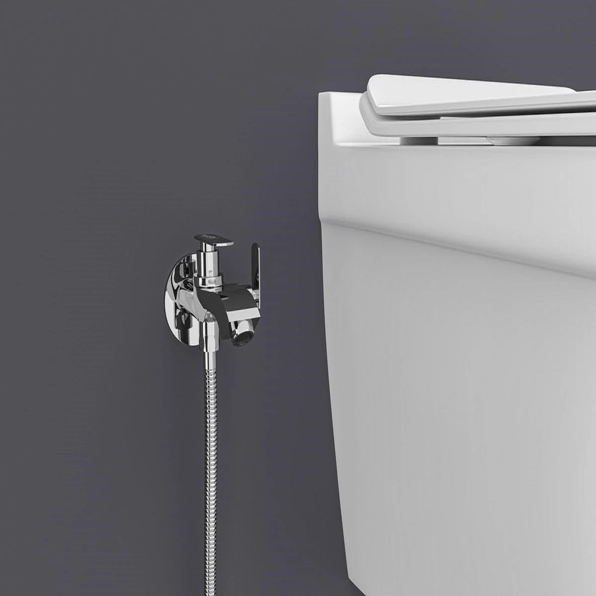 Chrome Finish Bib Cock Brass Faucet Water Tap for Bathroom Washbasins, Gardens & Kitchen Sinks (Jet+)-by GLOXY®