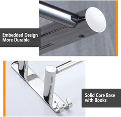 Stainless Steel Triple Step Towel Rod for Bathroom- by GLOXY®