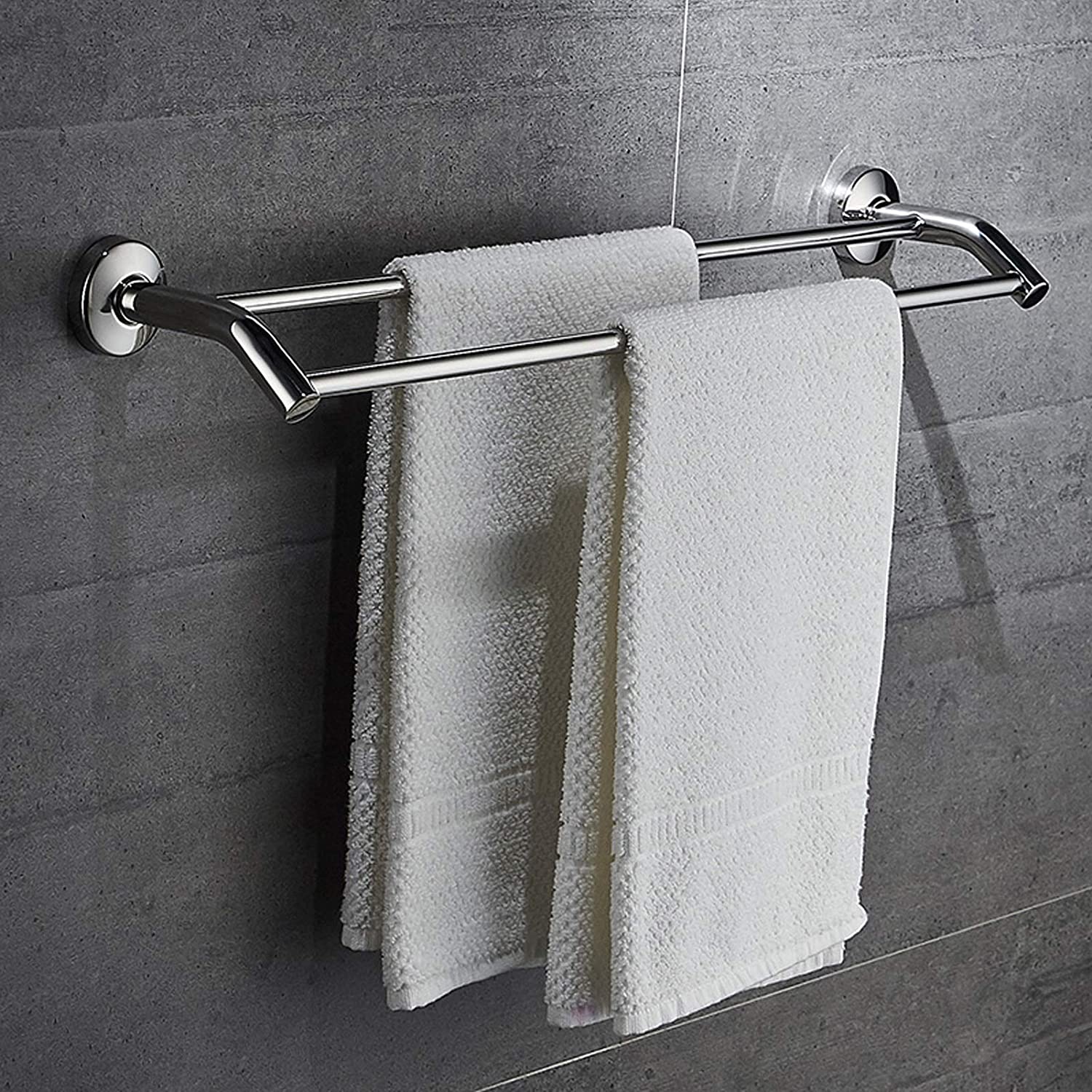 Rectangular Shape Stainless Steel Silver Towel Rod