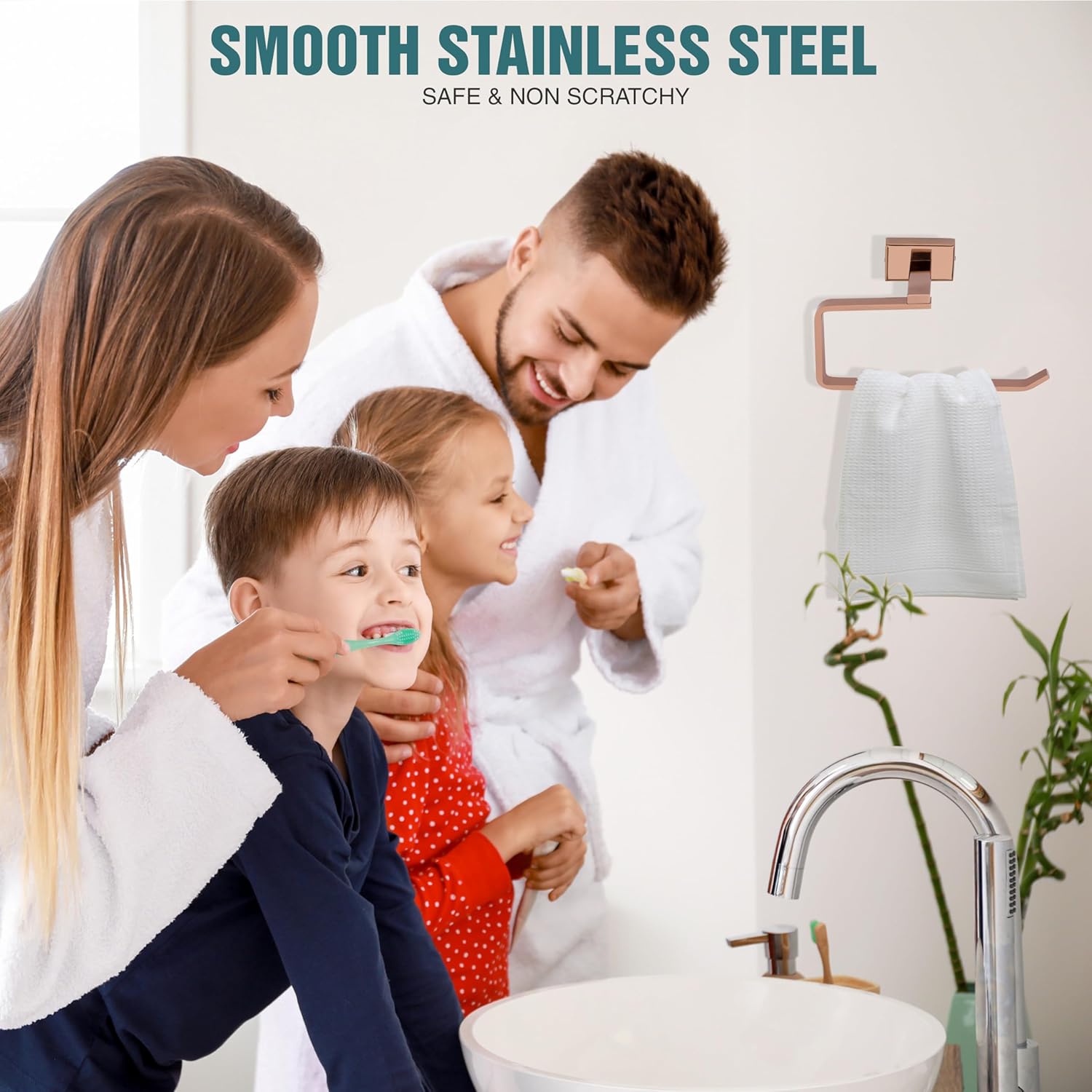 Gloxy Deco Shape Stainless Steel Chrome Finsih Napkin Ring
