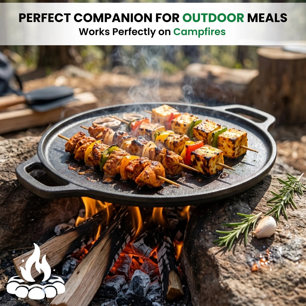 GLOXY Premium Cast Iron Tawa