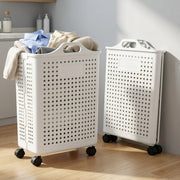 Gloxy 50 L White Laundry Basket (Plastic)