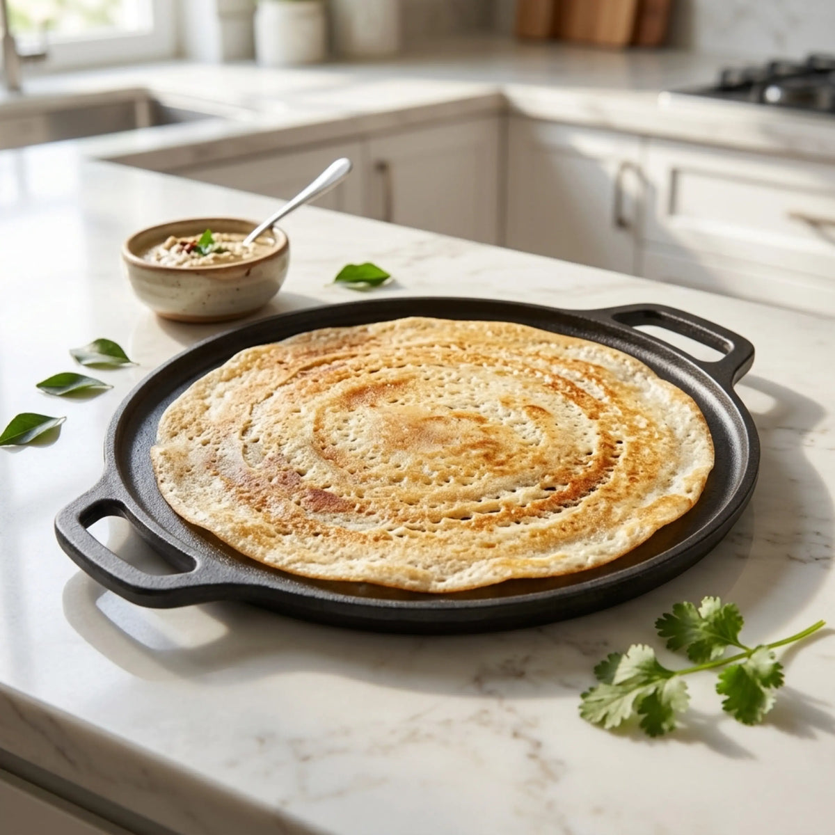 GLOXY Premium Cast Iron Tawa