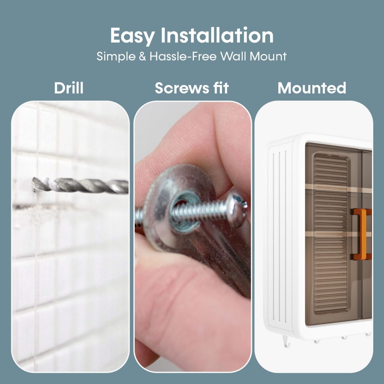 Gloxy Bathroom Shelf & Storage Cabinet