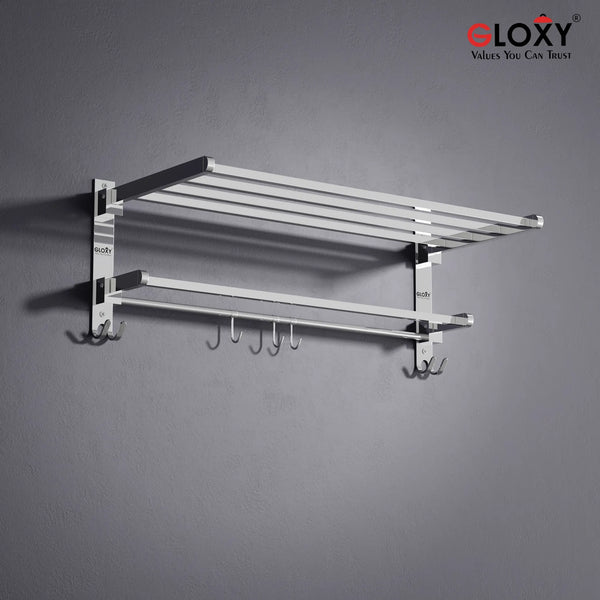 Foldable Towel Rack in Use