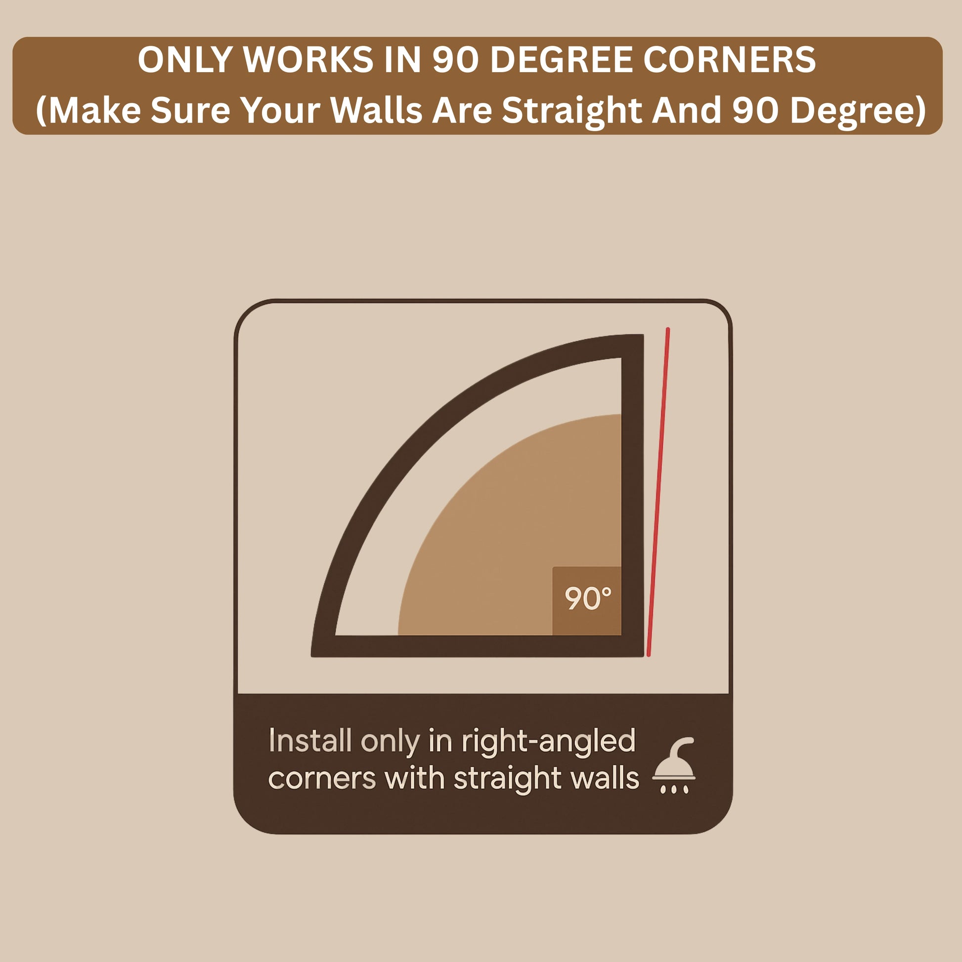 Gloxy Acrylic 3-Layer Matte Finish Bathroom Corner Organizer Wall Shelf