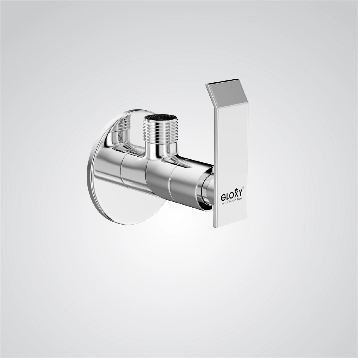 Chrome Finish Concealed Stop Cock Faucet Tap Valve with Flange for bathrooms, Overhead Tanks, geysers (Imperial)-by GLOXY®